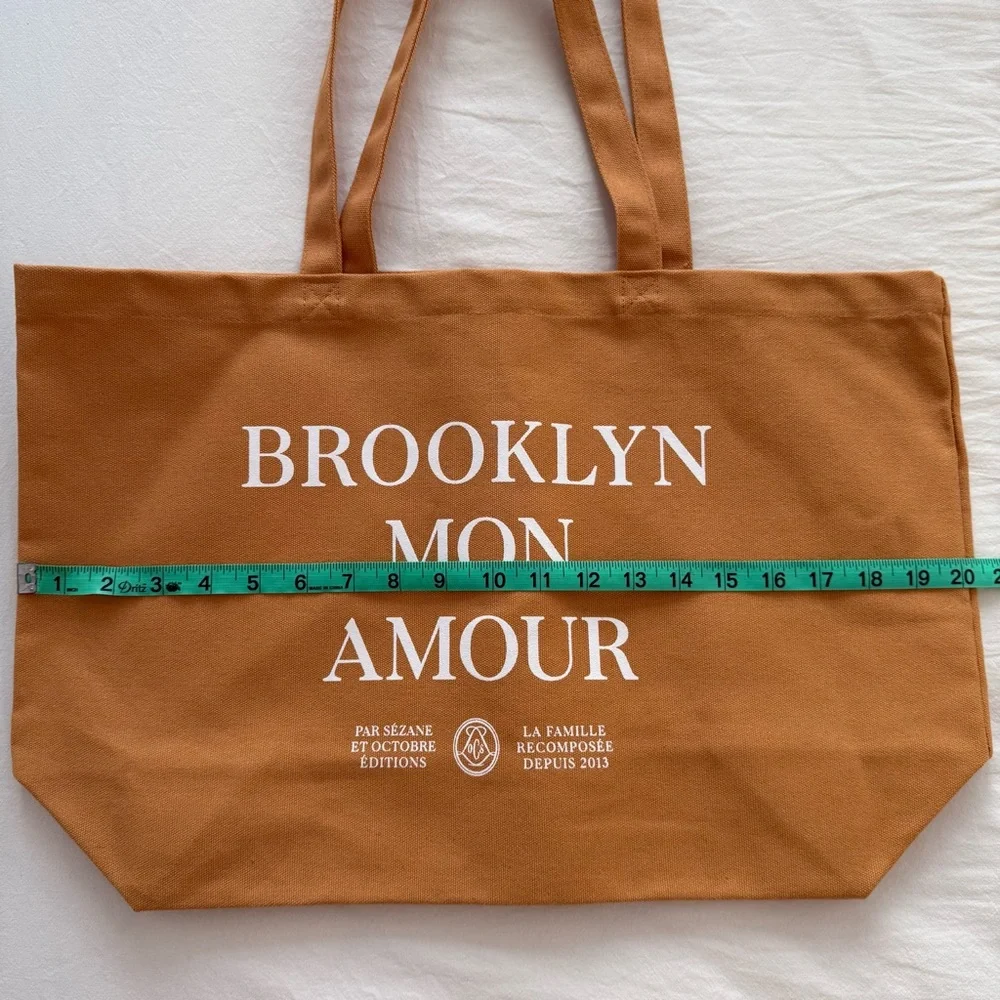 Sezane Brooklyn Mon Amour Tote Bag - Picture 5 of 7
